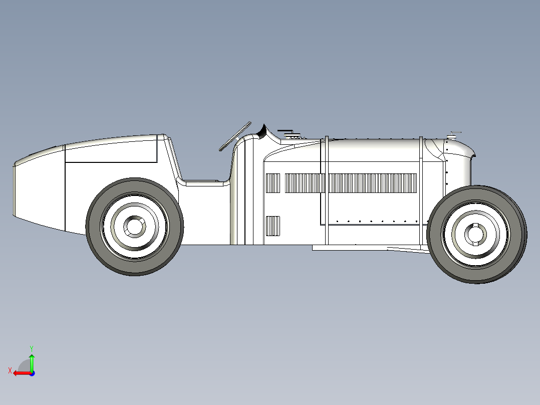 A3003415-阿尔法·罗密欧 P2 (1924)汽车后视图