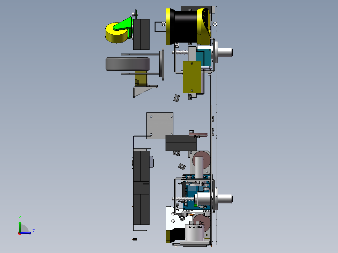 AGV小车、AGV(27)左视图