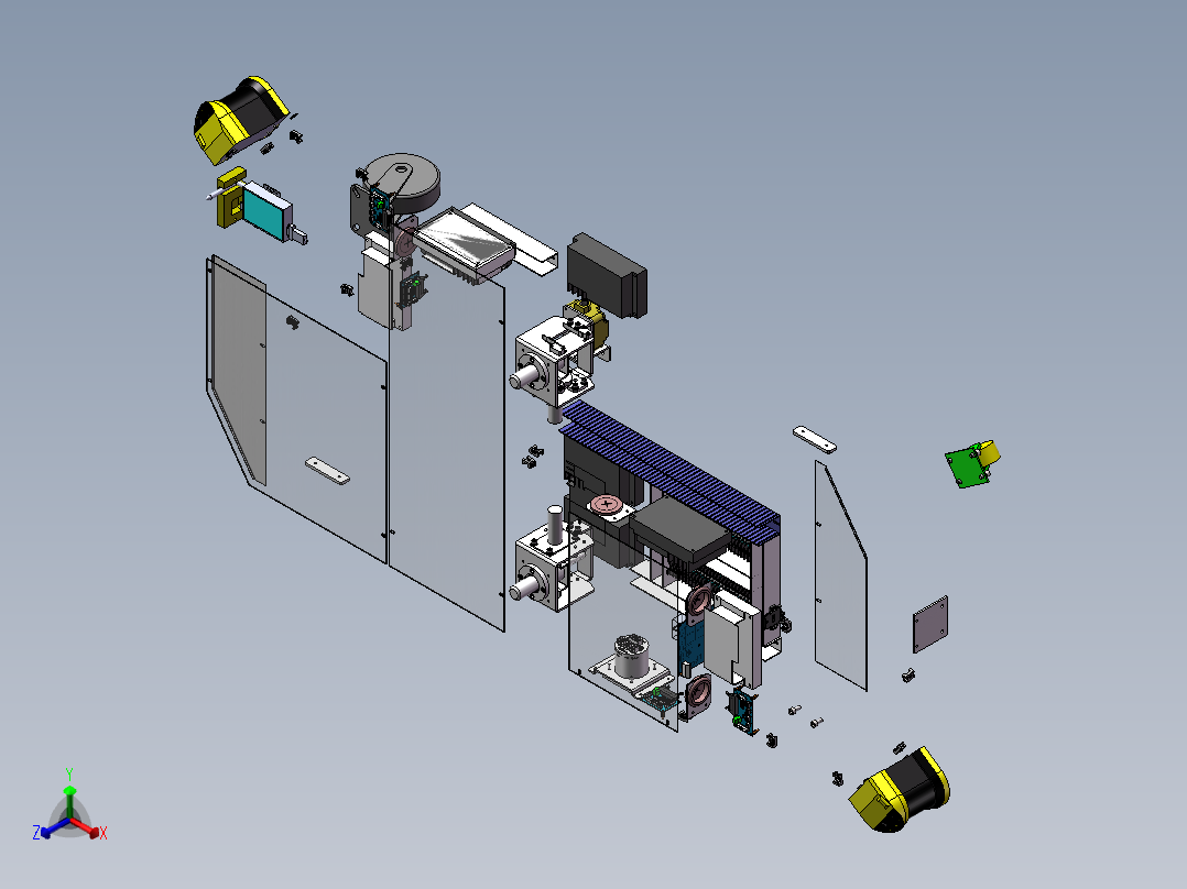 AGV小车、AGV(27)正等轴测图