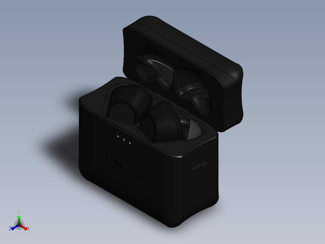 耳机(43)正等轴测图