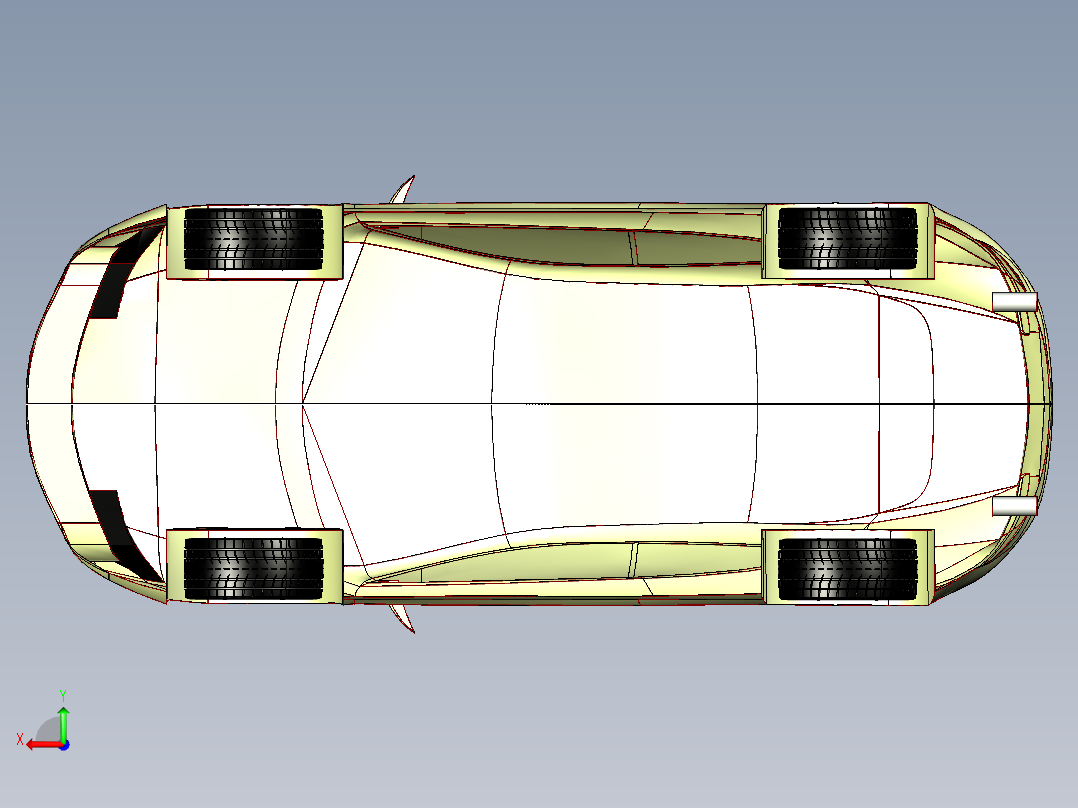 雷诺拉古纳轿跑车后视图