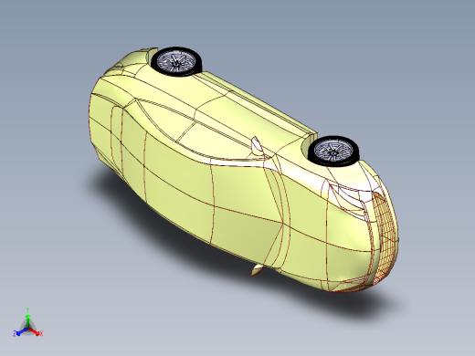 雷诺拉古纳轿跑车正等轴测缩略图