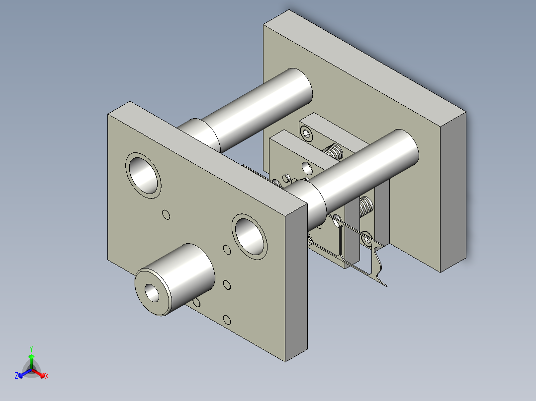 谐振窗冲孔落料复合模