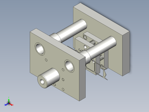 谐振窗冲孔落料复合模