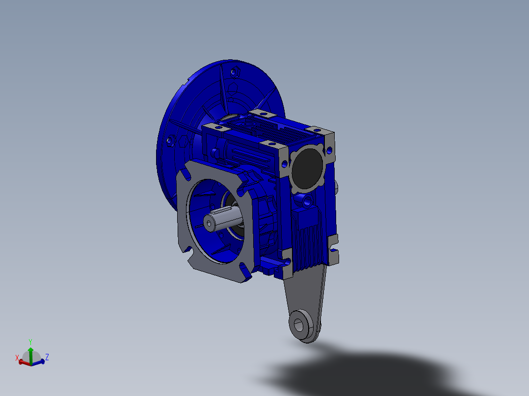 减速器型号KOMET MK75 N主视图