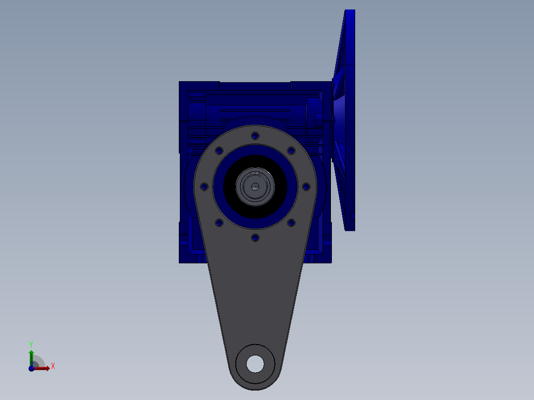 减速器型号KOMET MK75 N前视图