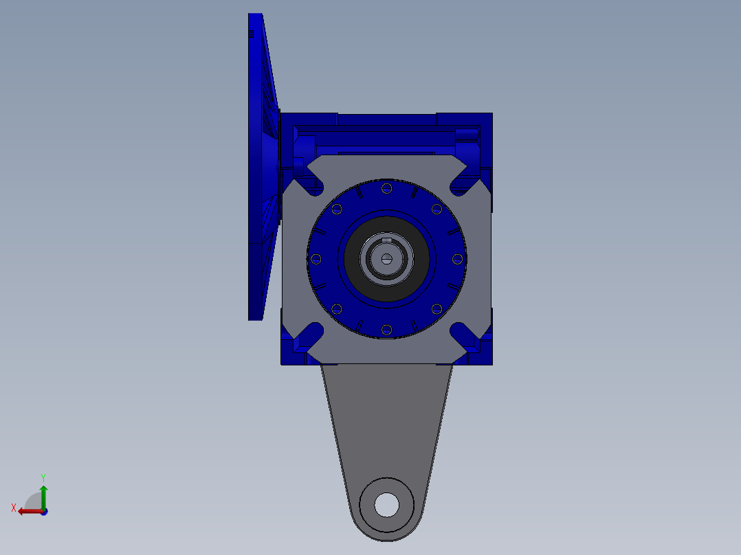 减速器型号KOMET MK75 N后视图