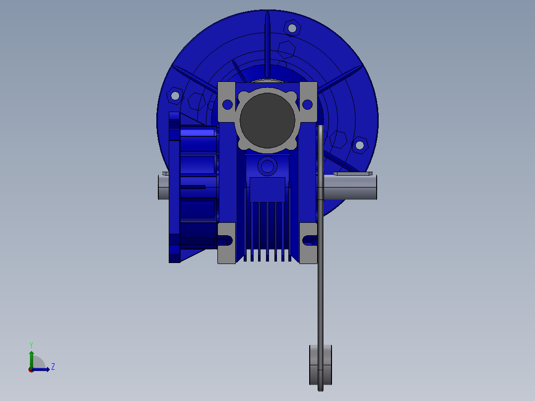 减速器型号KOMET MK75 N左视图