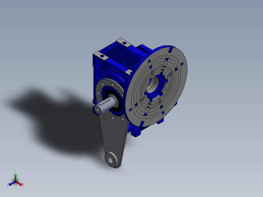 减速器型号KOMET MK75 N正等轴测缩略图