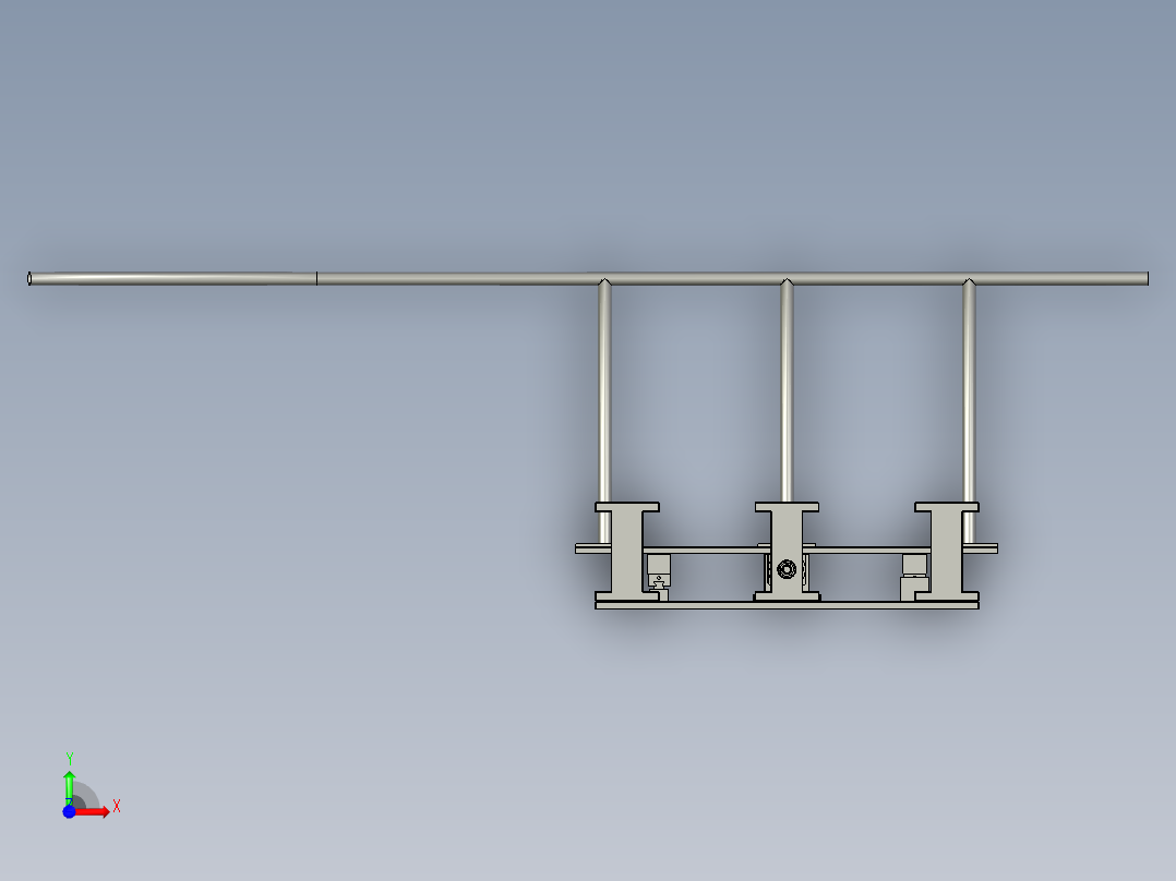 充电接口检测自动化设备设计-SJ-开合装置-V1前视图