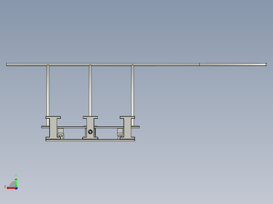 充电接口检测自动化设备设计-SJ-开合装置-V1后视图