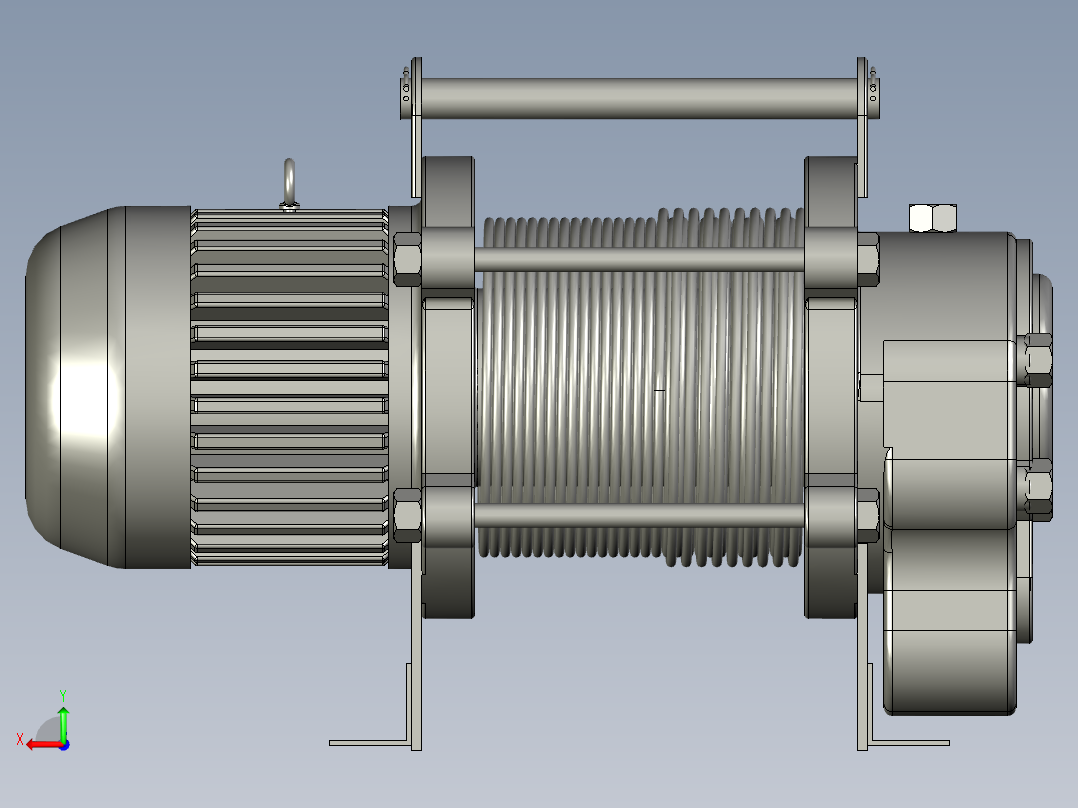 卷扬机ElectricHoist220vGKS-KCD1000后视图