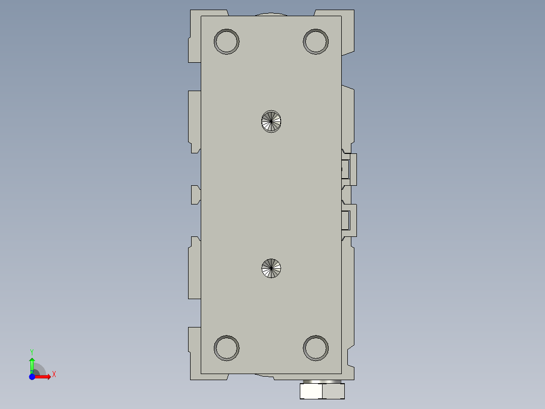 气缸SMCMGPL12-40Z-M9BL2前视图