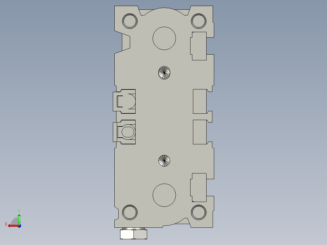 气缸SMCMGPL12-40Z-M9BL2后视图