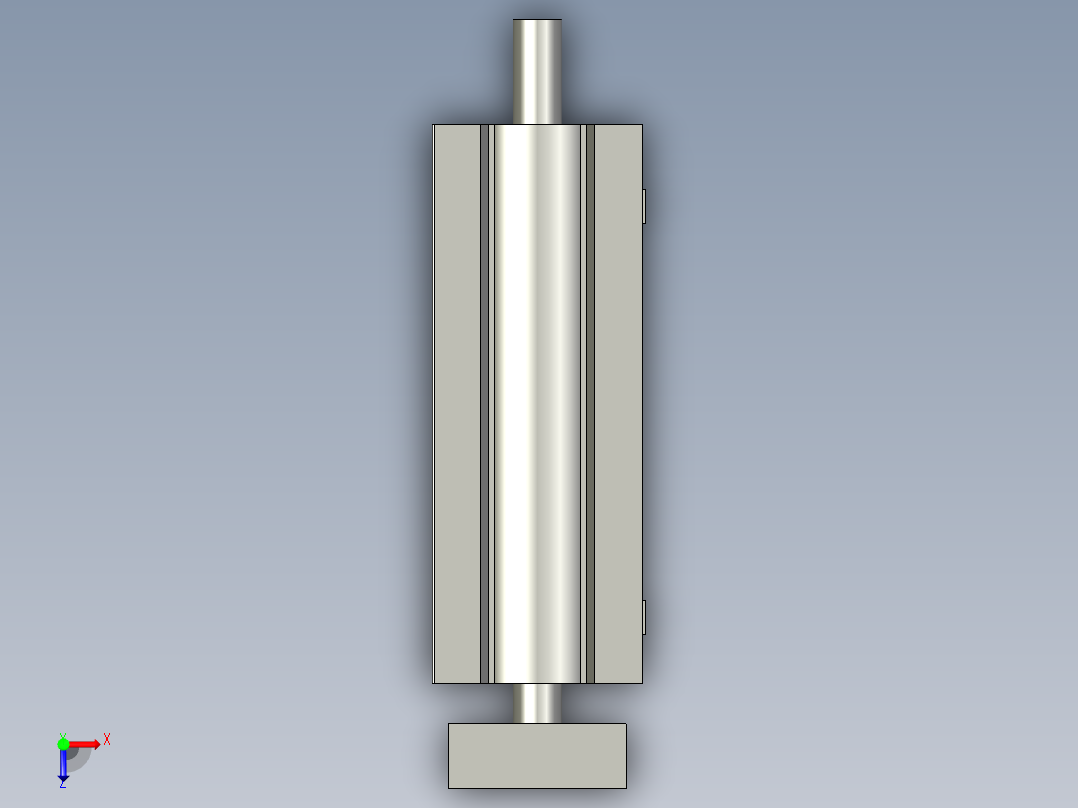 气缸SMCMGPL12-40Z-M9BL2俯视图