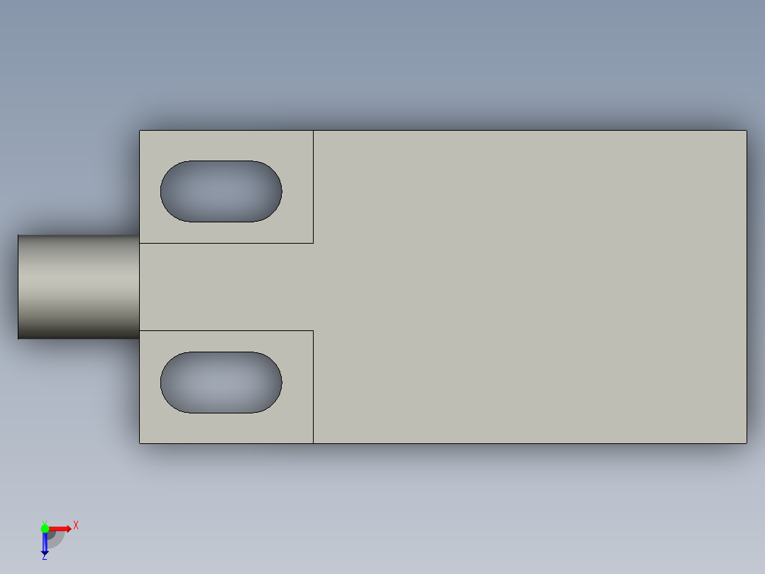 接近开关PL-05N俯视图