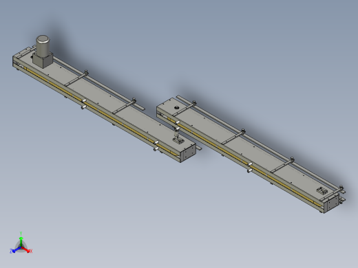非标小型输送线（单电机拖动二条输送线）