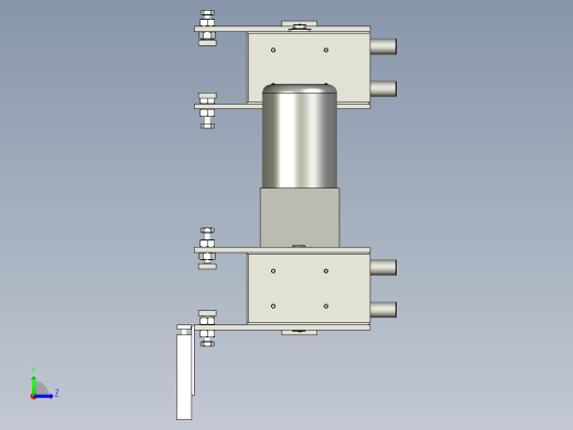 非标小型输送线（单电机拖动二条输送线）左视缩略图