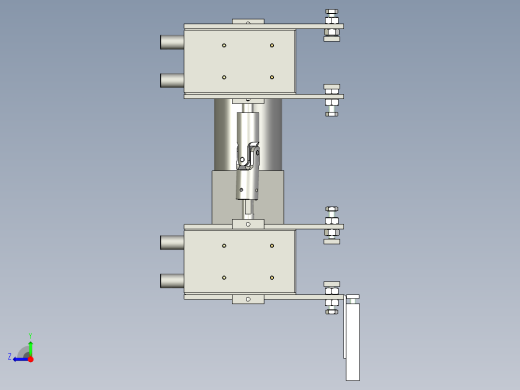 非标小型输送线（单电机拖动二条输送线）右视缩略图