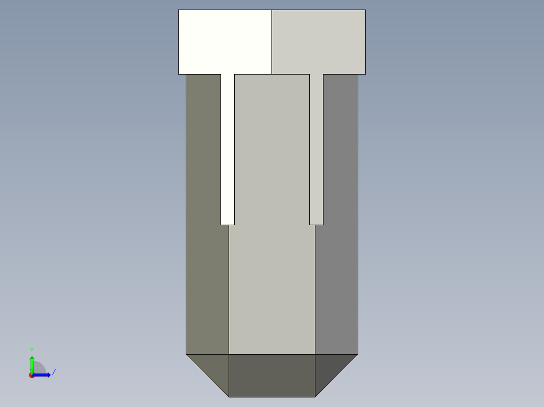 CQVP直角弯3-8外丝X1-4内丝左视图