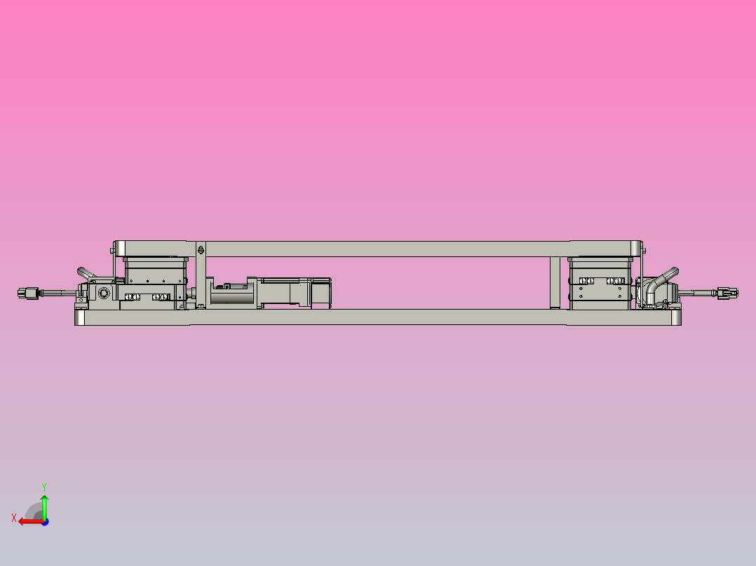 中空旋转平台xxy650-105-750后视图