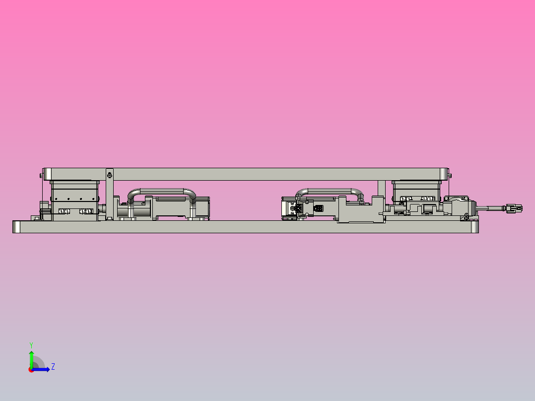 中空旋转平台xxy650-105-750左视图