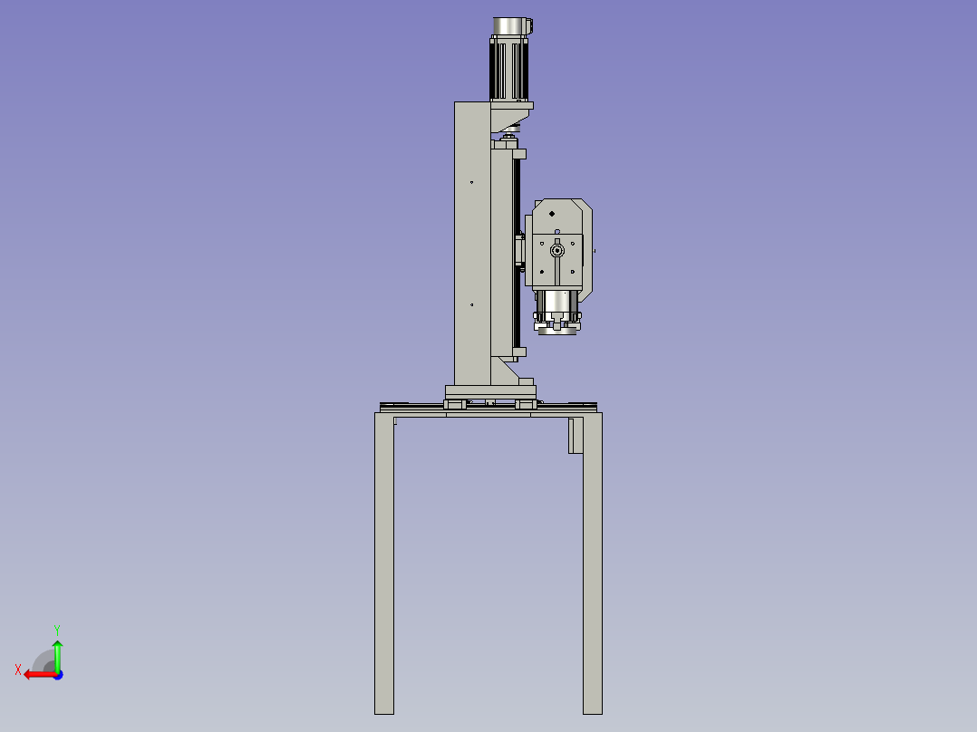 圆柱机械手总装图后视图