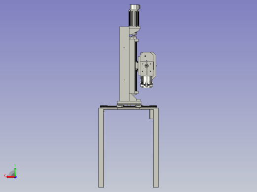 圆柱机械手总装图后视缩略图