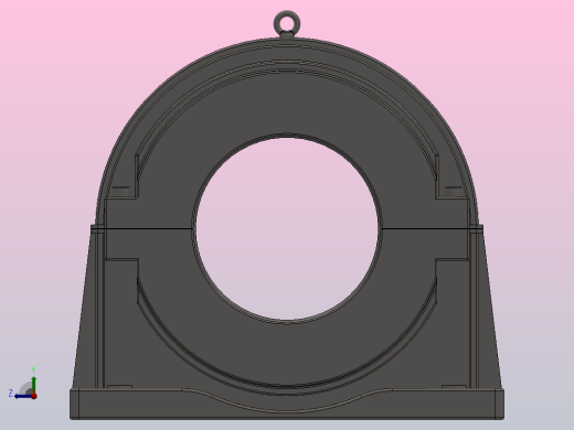 PGY座架式轴向游动剖分式轴承_PGY-380右视缩略图