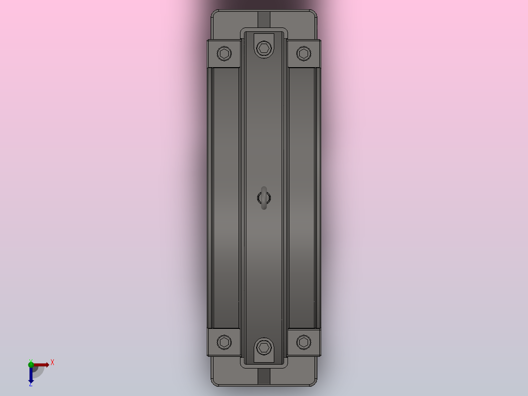 PGY座架式轴向游动剖分式轴承_PGY-380俯视图