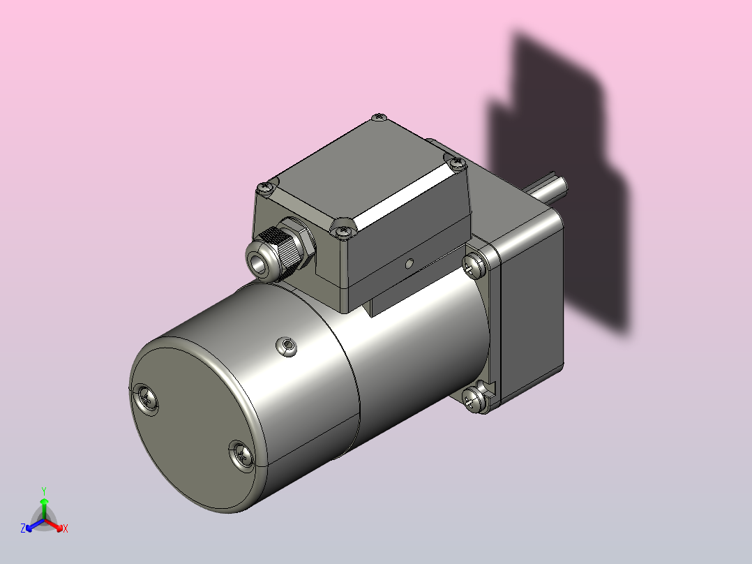 交流减速机3RK15GN-CMT(3GN3K-18K)主视图