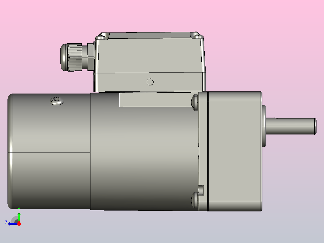交流减速机3RK15GN-CMT(3GN3K-18K)右视图
