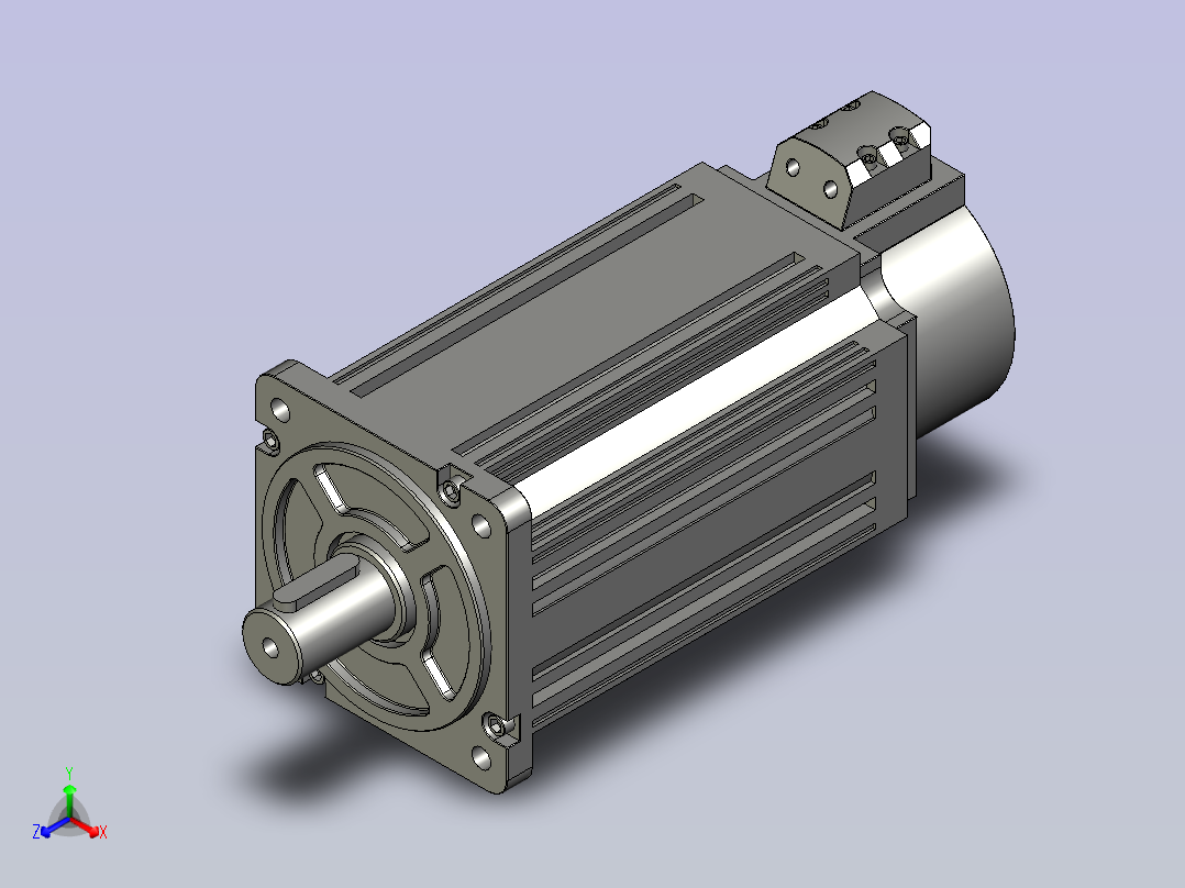 60-90-Z系列伺服电机80ST-M01330Z1主视图