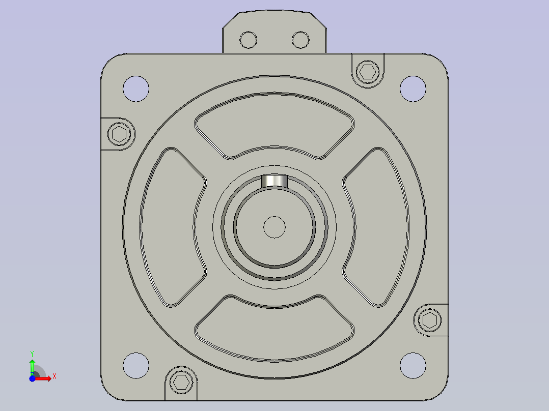 60-90-Z系列伺服电机80ST-M01330Z1前视图