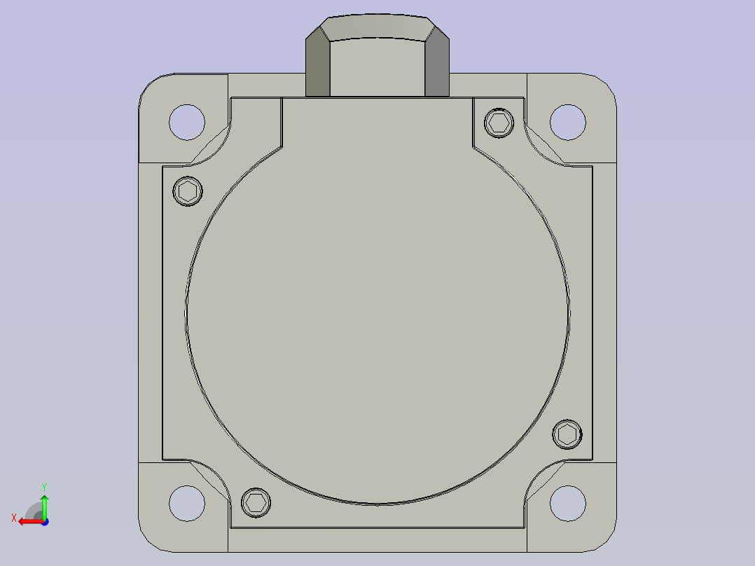 60-90-Z系列伺服电机80ST-M01330Z1后视图
