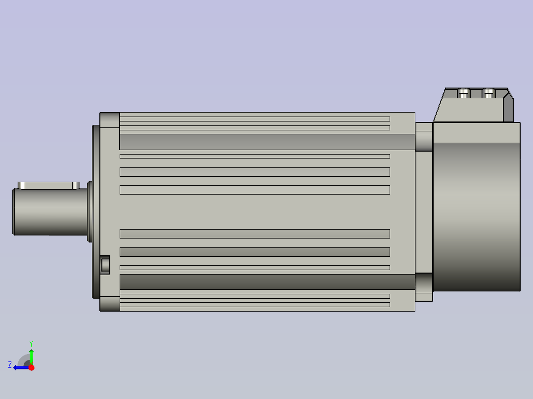 60-90-Z系列伺服电机80ST-M01330Z1右视图