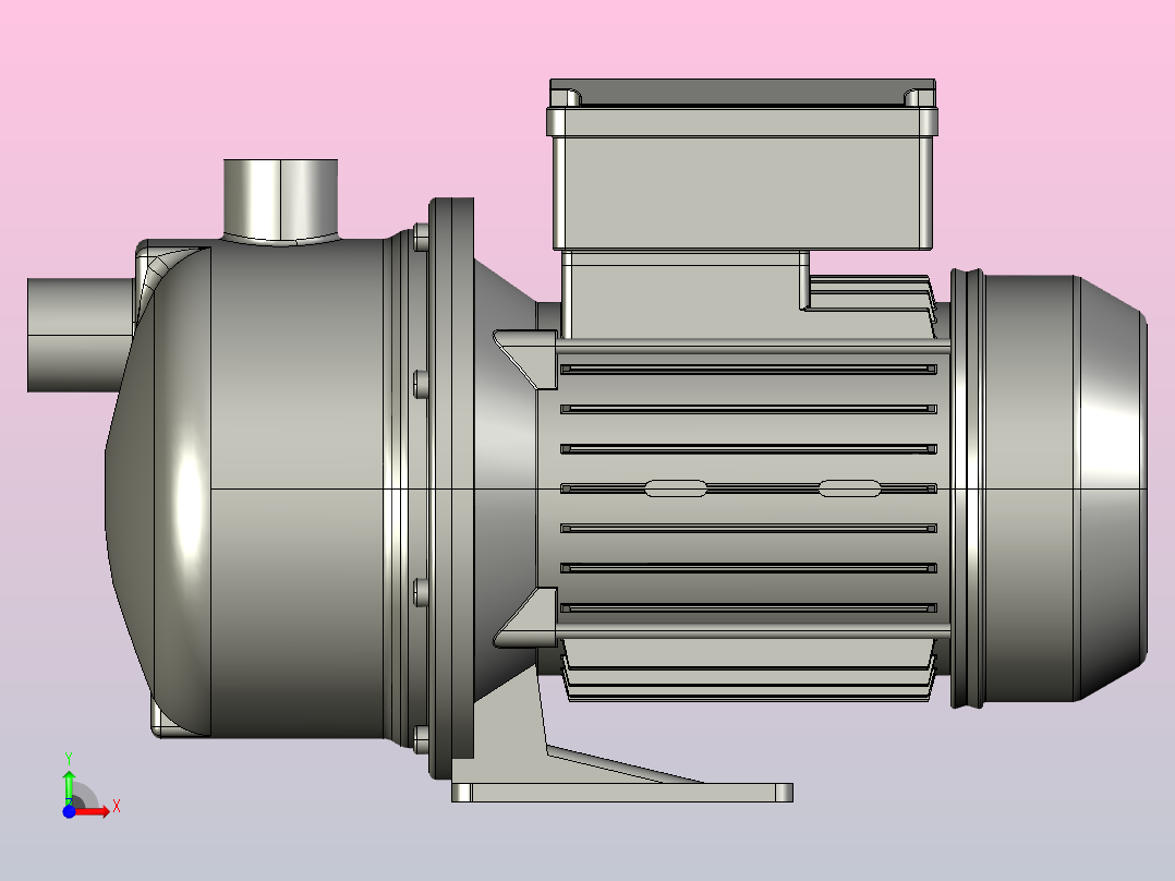 威洛水泵WJ 202X自吸泵前视图