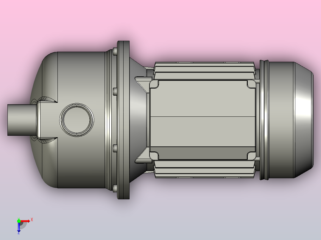 威洛水泵WJ 202X自吸泵俯视图