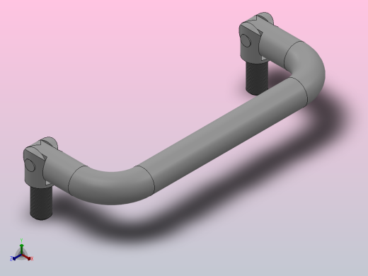 LS508拉手[LS508-102]正等轴测缩略图
