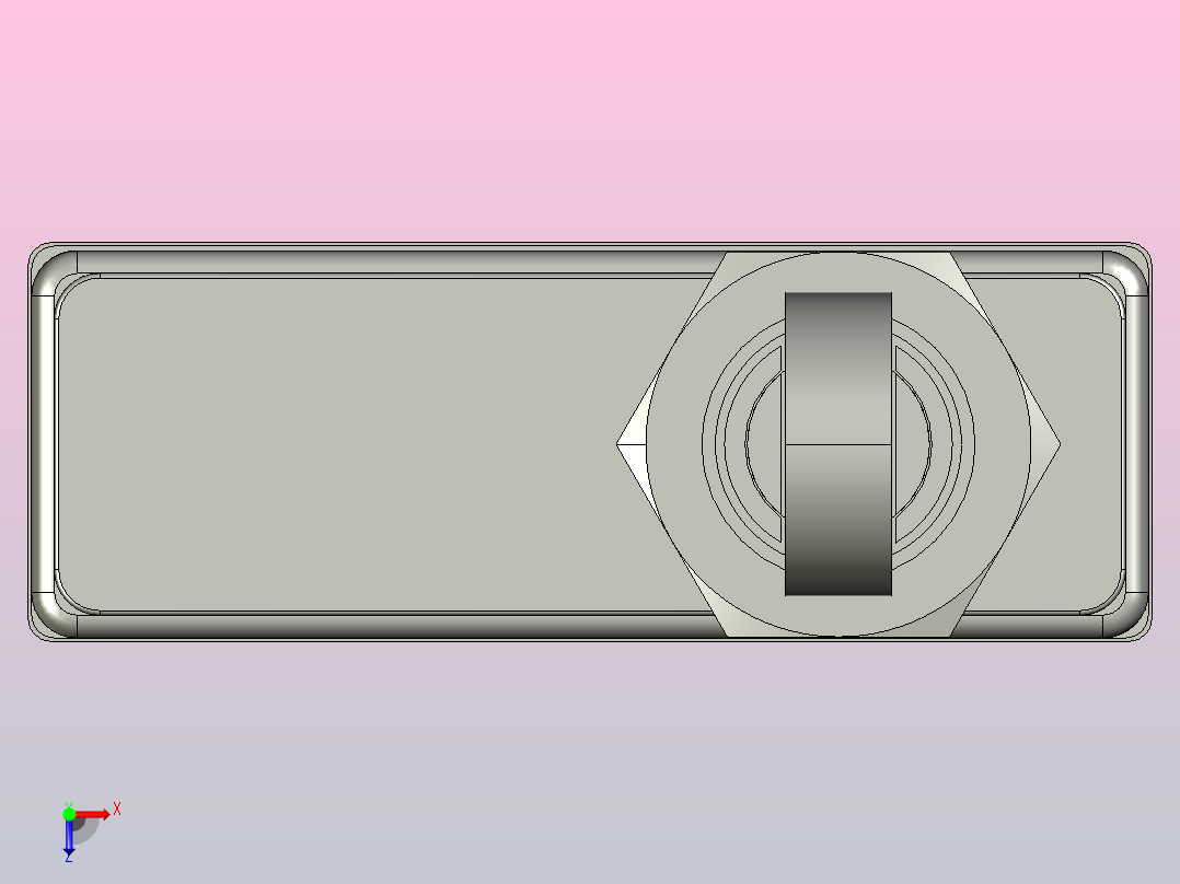 微动开关传感器ZLB06-E俯视图