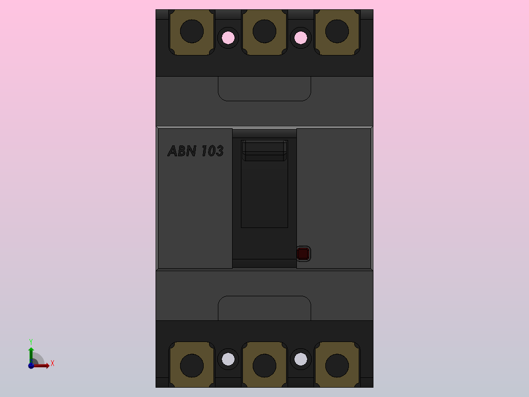 LSIS ABN103断路器前视图