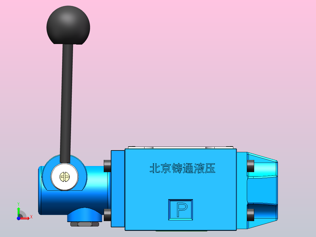 WMM6-F 手动换向阀前视图