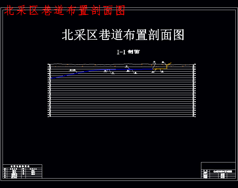 开元煤矿1.8Mta新井设计含5张CAD图
