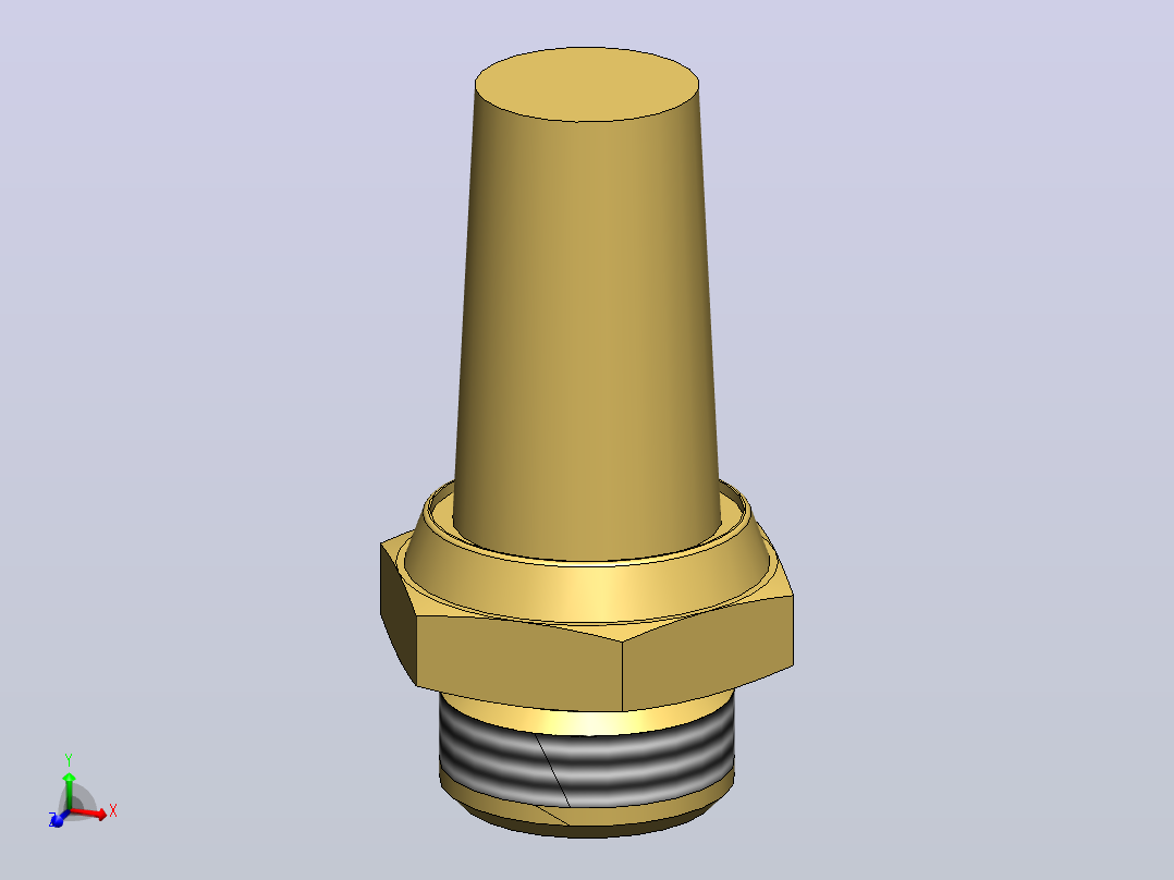 1-4″消音器主视图