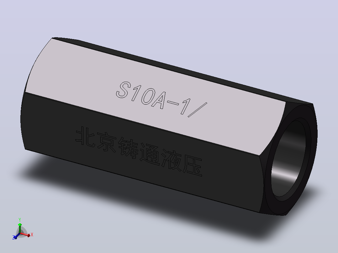S10A 单向阀主视图