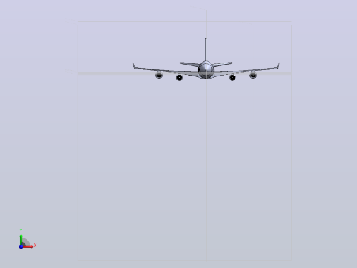 波音747-400前视缩略图