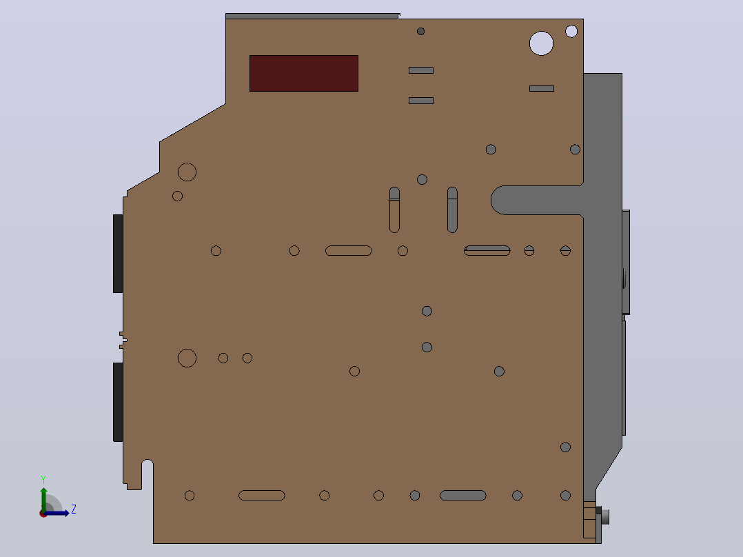 M-PACT 400-4000A系列 3极抽屉式断路器[MPA31W08]通用电气左视图