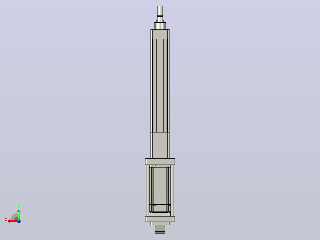 轻载电动缸TPA-ESR40-1210C-L150-M-CA-W-P40-C3后视图