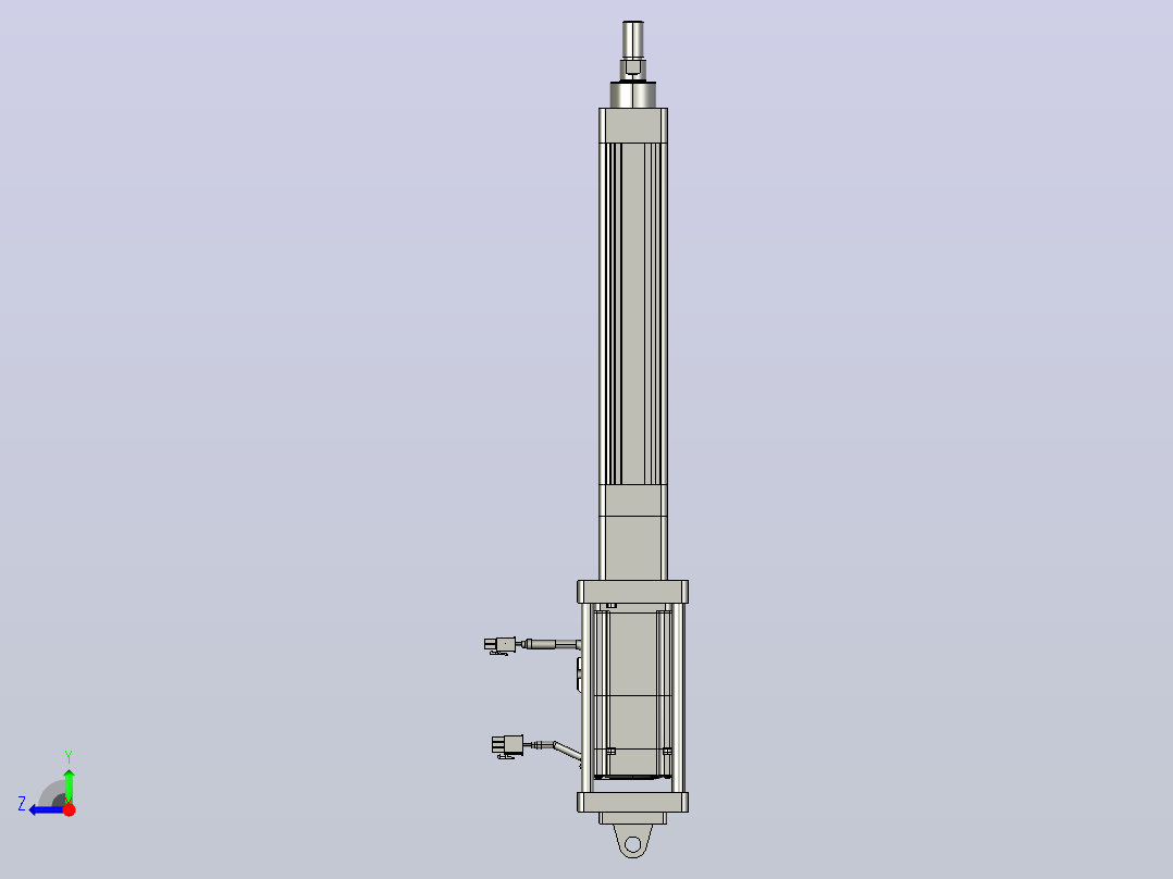 轻载电动缸TPA-ESR40-1210C-L150-M-CA-W-P40-C3右视图