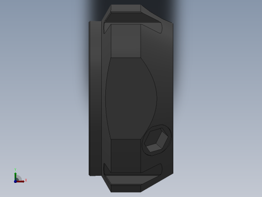NFA斜角锁紧螺母[NFA M20×1.0]前视缩略图
